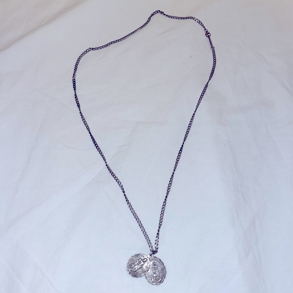 Miansai Saints Necklace - Matte Silver